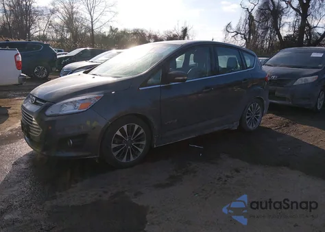 2017 Ford C-Max Hybrid Titanium z USA, uszkodzony, nr VIN 1FADP5DU3HL113674